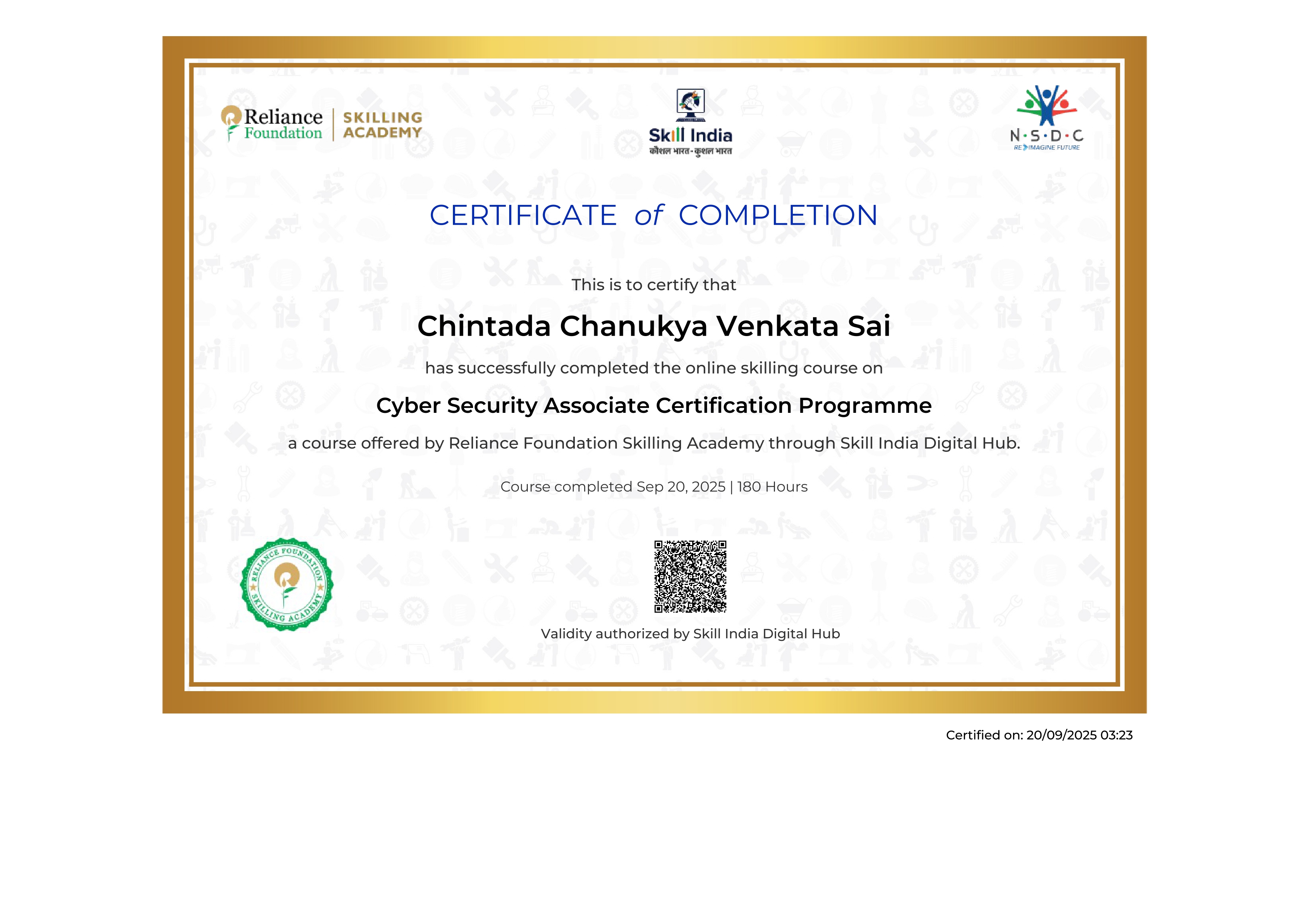 Cyber Security Associate Certification Programme